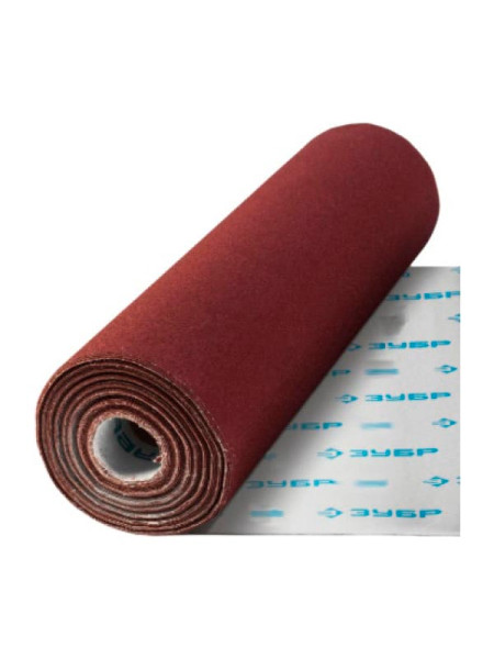 Шлиф-шкурка № 4 водостойкая на тканевой основе в рулоне (800 мм; 30 м) Зубр 3550-004_z01