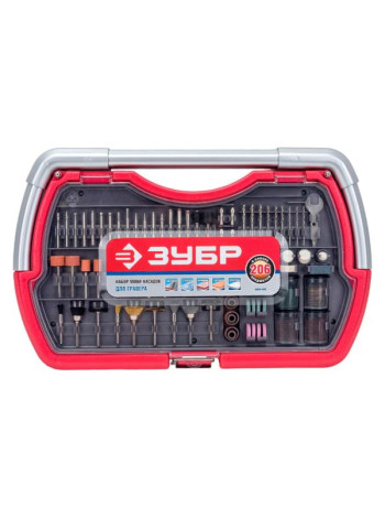 Набор мини-насадок (206 предметов) для гравировальных машин Зубр 35904-H206