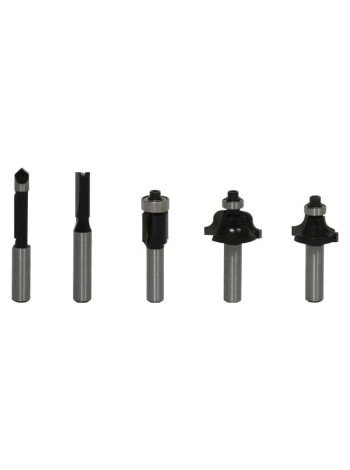 Набор фрез 0503 (5 шт; хвостовик 8 мм) по дереву Калибр 00000024859