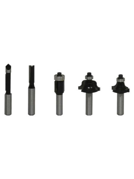 Набор фрез 0503 (5 шт; хвостовик 8 мм) по дереву Калибр 00000024859