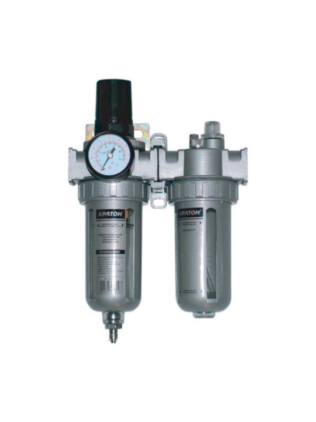Фильтр воздушный с регулятором давления манометром и лубрикатором Кратон 3 01 03 014 Фильтр воздушный с регулятором давления манометром и лубрикатором Кратон 3 01 03 014