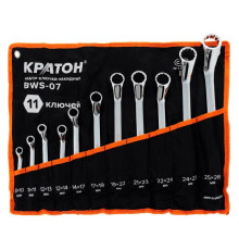 Набор накидных ключей Кратон BWS-07 11 шт. 2 27 02 007