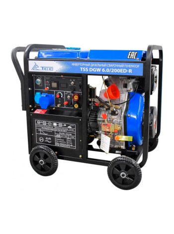 Инверторный дизельный сварочный генератор ТСС DGW 6.0/200ED-R 022837