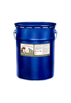 Антикоррозийная грунт-эмаль по металлу Ленинградка ХВ-0278 20 кг, кр.-коричневый 528