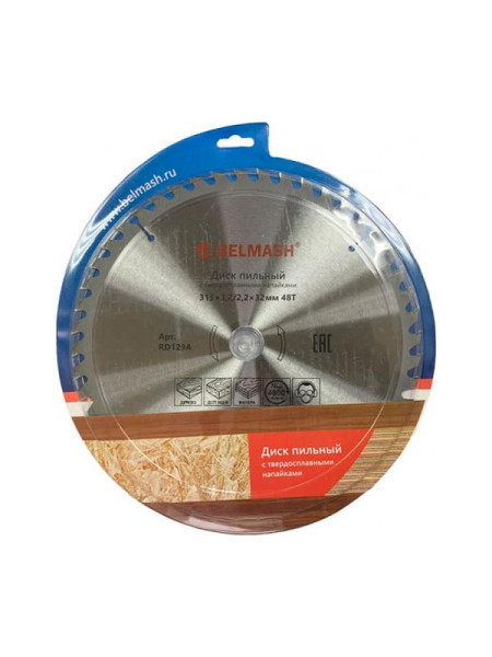 Диск пильный по дереву (315x3.2/2.2x32/30 мм; 48T) Белмаш RD129A