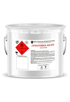 Грунт ЗАГОРСКИЙ ЛАКОКРАСОЧНЫЙ ЗАВОД АК-070 8 кг ZLK04863