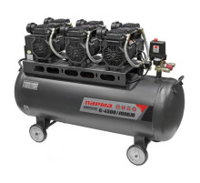 Компрессор Парма K-4500/100БМ безмасляный 3*1500 Вт, 100л, 711 л/м 02.014.00009