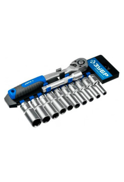 Набор торцовых головок Зубр Профессионал ТБ-12У 12 предм 27650-H12