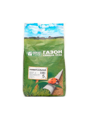 Семена газона Зеленый уголок травосмесь Универсальная, 5 кг 4660001290983