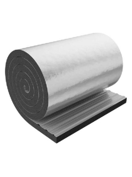 Теплоизоляционный рулон РУ-ФЛЕКС ВЕНТ-СК МЕТАЛЛ 13x1000-14 14 м2 8178