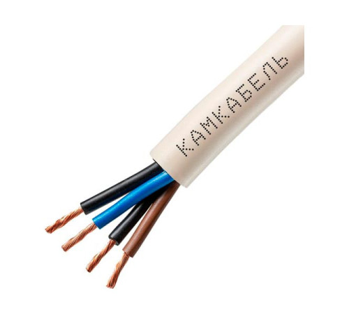 Провод ПВС Камкабель 4x1,0 мм 100 м ГОСТ 231Я940E0000Ъ60