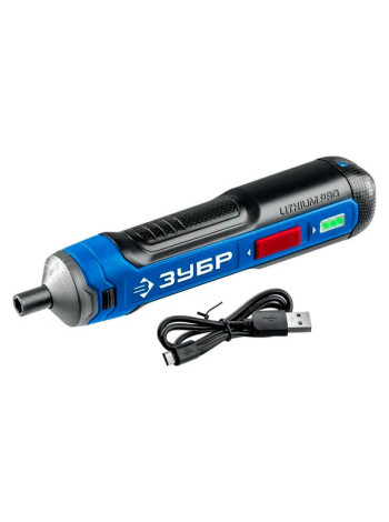 Аккумуляторная отвертка Зубр Профессионал 4 Vmax, в коробке PSD-4