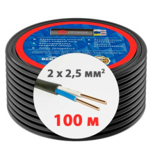 Провод ВВГмб-Пнг(А)-LS ВЭКЗ 2х2,5ok(N) (Бухта 100 м) 14951