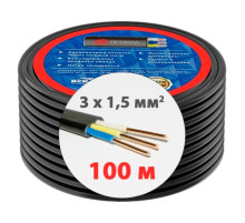 Провод ВВГмб-Пнг(А)-LS ВЭКЗ 3х1,5ok(N) (Бухта 100 м) 14968