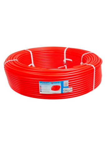 Труба ПОЛИТЭК из полиэтилена PЕ-RТ ф16x2,0 (КРАСНАЯ) (100 м), 90301016020