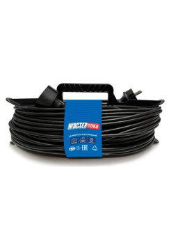 Удлинитель-шнур на рамке Мастер Тока ПВСбм 3x1,5 черн 50м. с/з впк УШР0035