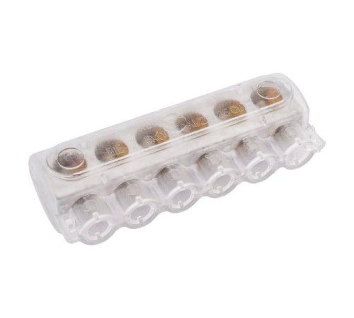 Клеммник КВТ 6-и контактный KE10.506 (AL 10-50/Cu 2.5-35) 88977
