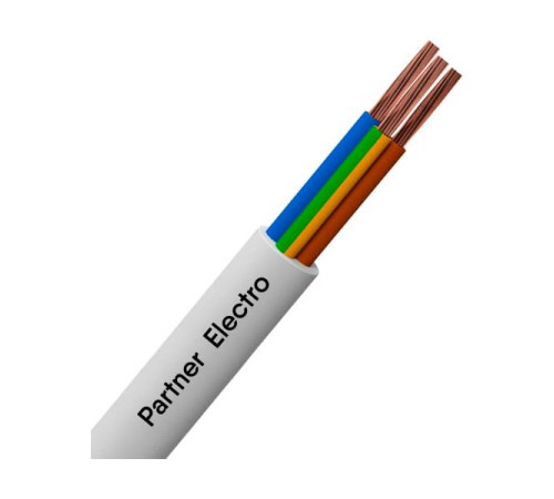 Провод ПВС Партнер-электро 3x6 белый (катушка) 50м P020G-03NP08MC-C050WT