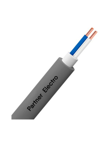 Кабель NYM Партнер-электро 2x2,5 ГОСТ (катушка) 100м P100G-02N06SC-C100