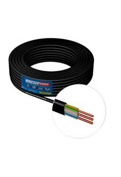Кабель ВВГбм-Пнг(А) Мастер Тока 3x4 черный (100) МТ0240