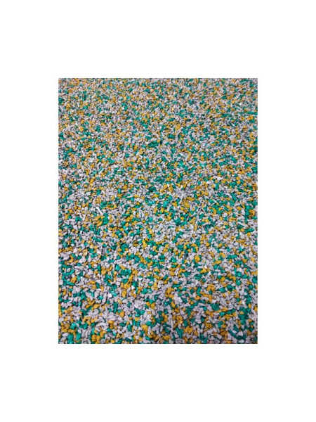 Покрытие из резиновой крошки АМОРТЕКС Микс Времена года (Весна), 1500x3000x10 мм 0313