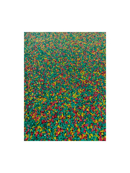 Покрытие из резиновой крошки АМОРТЕКС Микс Времена года (Лето), 1500x3000x10 мм 0323