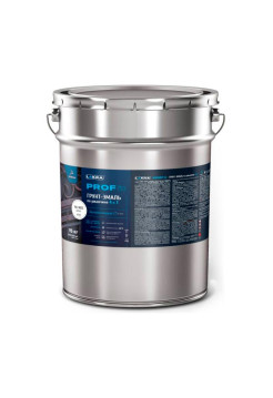 Грунт-эмаль по ржавчине Лакра Prof it 4 в 1, быстросохнущая, черный, ral 9005, 15 кг 8311397 ЛА-00001617