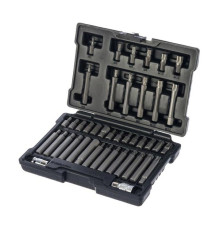 Набор бит STELS HEX, TORX, SPLINE, шестигранник 1/2"  42шт 11318