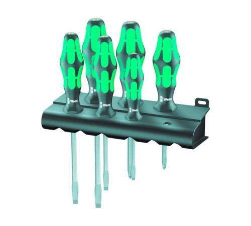 Набор отверток 334 SK/6 SATZ 6-TLG./ SET 6 PCS. Wera WE-007680