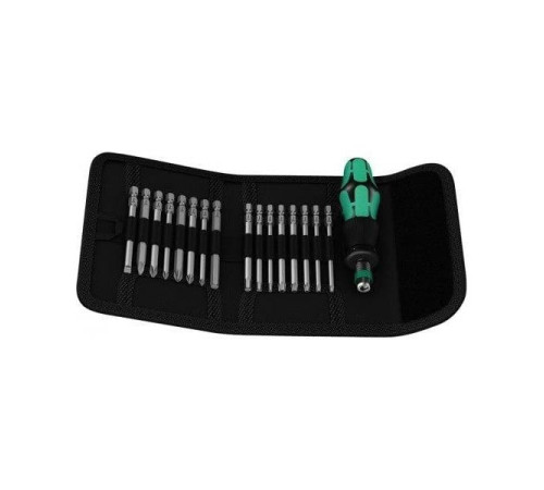 Битодержатель + 16 стержней Wera KRAFTFORM KOMPAKT 60RA WE-051041