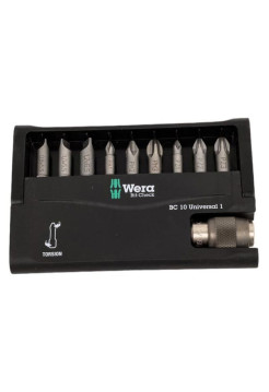 Набор бит Wera 10 предметов WE-056161
