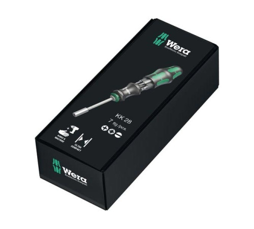 Битодержатель+Биты Wera Kraftform Kompakt 28 SB WE-073240