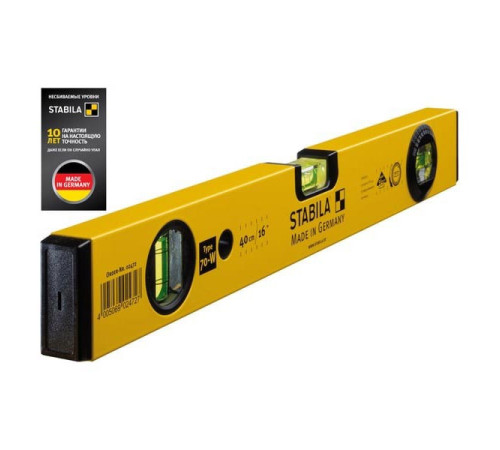 Уровень с угломером тип 70W, 40 см STABILA 02472