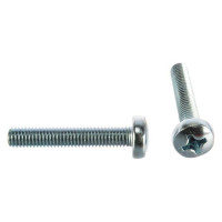 Винт КРЕП-КОМП полуцилиндрическая головка, цинк DIN7985 6х100 700шт вц6100