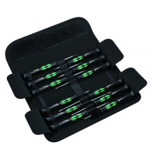 Набор прецизионных отверток Wera, Kraftform Micro, 12 предметов, WE-073675
