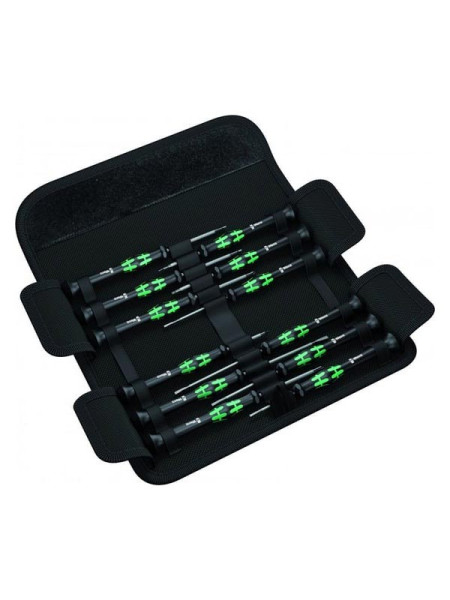 Набор прецизионных отверток Wera, Kraftform Micro, 12 предметов, WE-073675