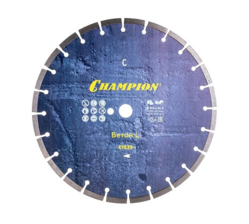 Диск алмазный 350х25,4х10 мм Champion Бетон L Concremax C1629