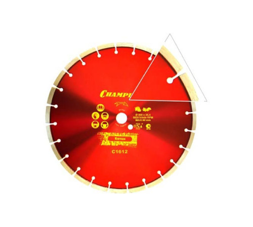 Диск алмазный ST 300х25,4х10 мм Champion Бетон ST Concremax C1612
