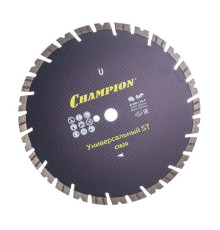 Диск алмазный универсальный 350х25,4х14 мм Champion ST Fast Gripper C1620