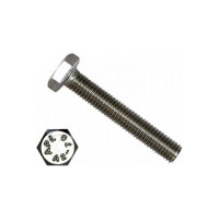 Болты КРЕП-КОМП с полной резьбой нержавеющие DIN933 А2 20х 70 25 шт бпн2070