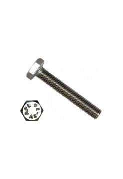 Болты КРЕП-КОМП с полной резьбой нержавеющие DIN933 А2 20х 60 25 шт бпн2060
