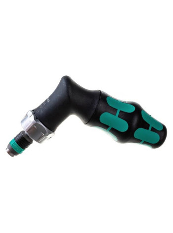 Реверсивная угловая отвертка Wera Kraftform Kompakt Pistol RA с набором бит 1/4 в ручке WE-051030