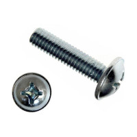 Винт КРЕП-КОМП с прессшайбой шлиц KOMBI DIN967 6х40 1800 шт вм640