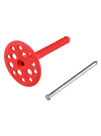 Дюбель КРЕП-КОМП Гриб IZM с металл. гвоздем 10х220 мм 400 шт гм220тк