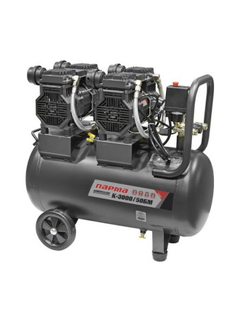 Компрессор Парма K-3000/50БМ безмасляный 2*1500 Вт, 50л, 474 л/м 02.014.00008