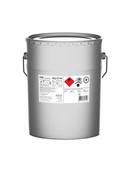 Быстросохнущий НИТРА лак для дерева НЦ-2144 ЯРОСЛАВСКИЕ КРАСКИ, особопрочный глянцевый, ведро 16 кг, П1670.3