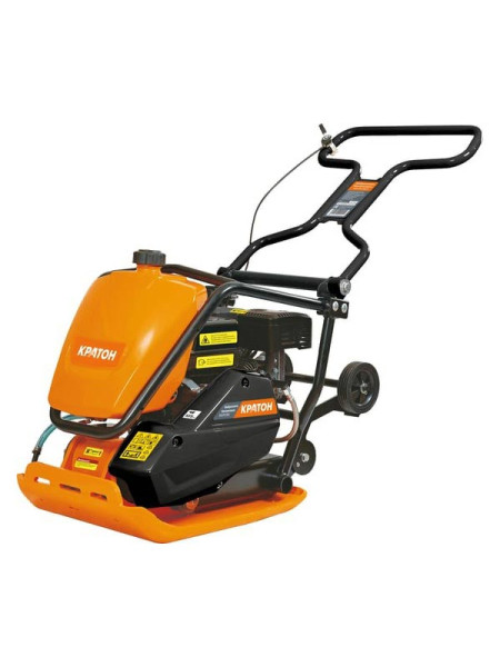 Бензиновая виброплита Кратон KR-PC100, LCT, 6.5 л.с., 5500 Гц, 59x50 см, подача воды 4 02 09 004