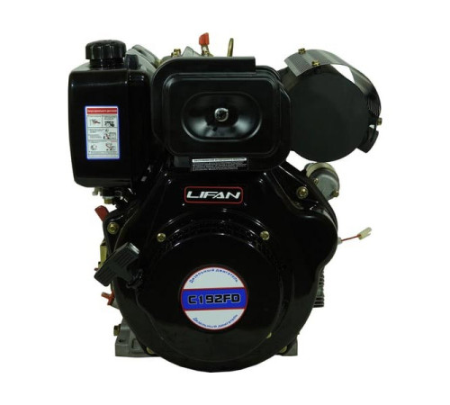 Двигатель Diesel 192FD D25, 6A шлицевой вал (splined shaft) LIFAN 00-00154747