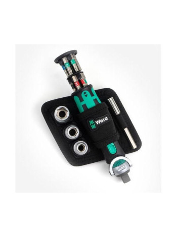Отвертка с трещоткой и битами Wera 8009 Zyklop Pocket Set 2, 18 предметов WE-004281