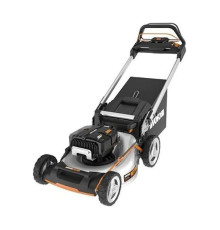 Аккумуляторная самоходная газонокосилка WORX 80В 51см, бесщеточная, 4Ач х4, BASECAMP 4x1А, коробка WG761E
